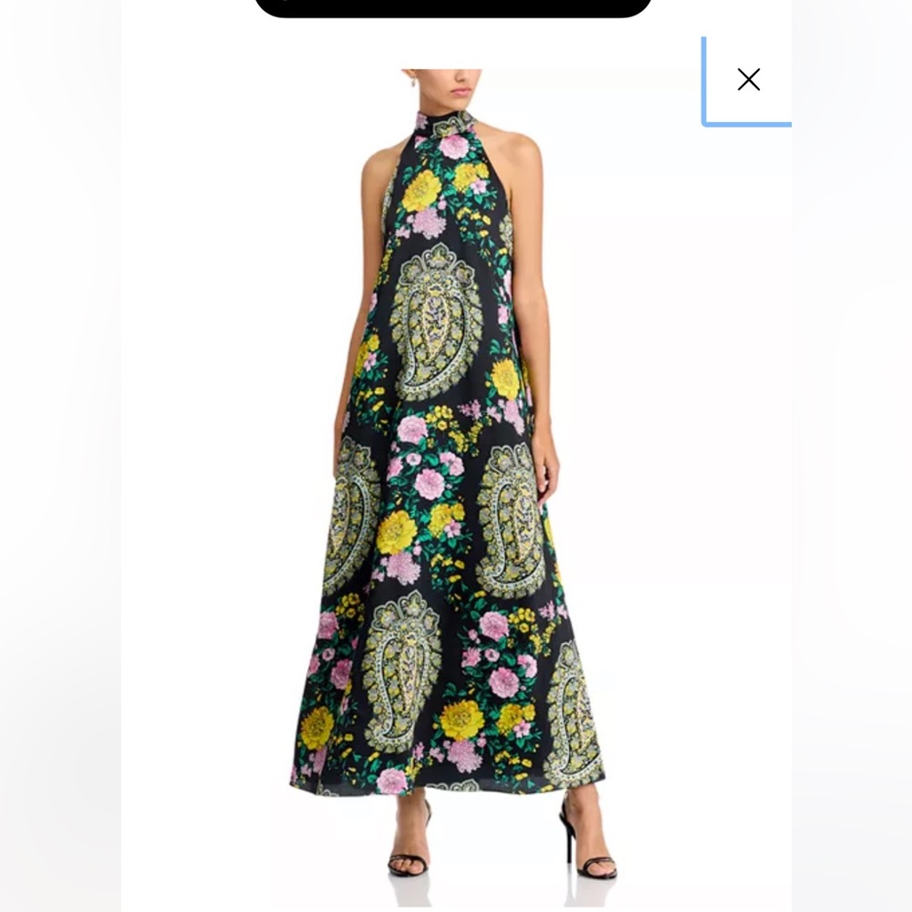 Kobi Halperin Printed Halter Maxi Dress NWT size Small